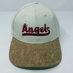 Los Angeles Angels Hat Cap Snap Back One Size White Cork Sixth Man Pocari Sweat